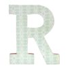 Home Accents * | Exclusive Design Decal Wooden Alphabet R