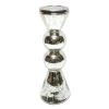 New Style * | Reliable Quality Antique Mercury Glass Pillar Candle Holder, 12