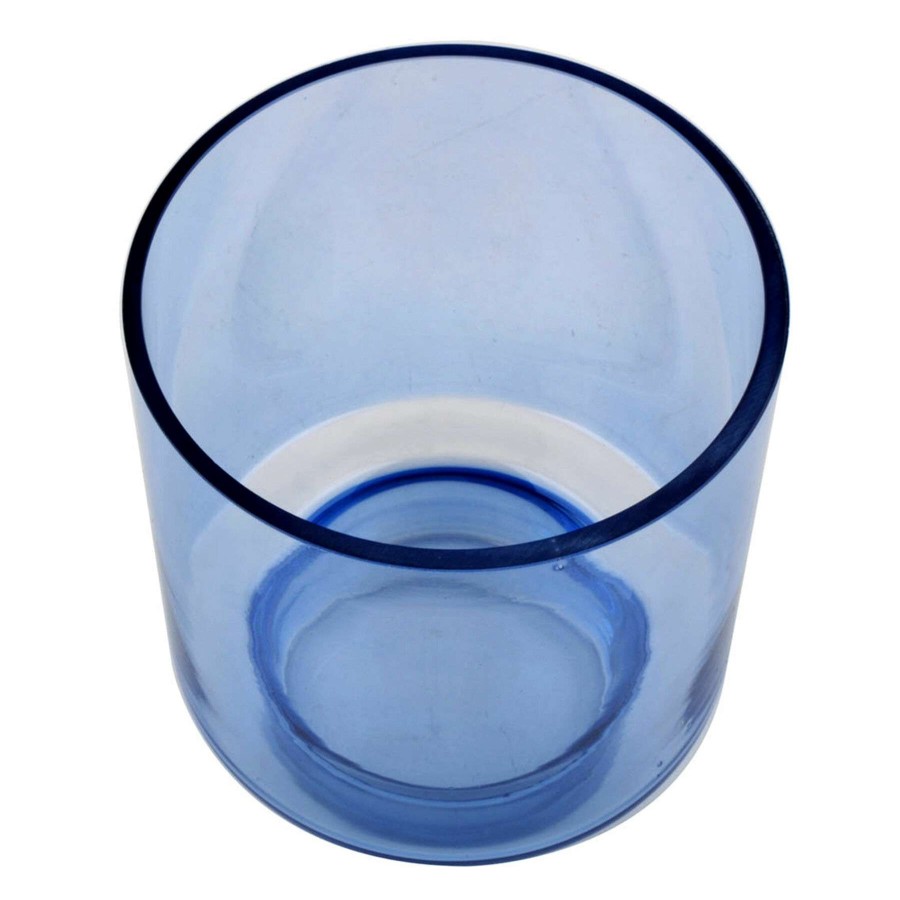 Home Accents * | Top Sellers Blue Glass Vase, 5