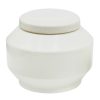 Home Accents * | Bargain Sale White Core Ceramic Jar Box, 7 6