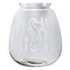 Home Accents * | Discount Sale Etched Seahorse Vase, 11