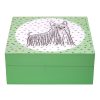 Home Accents * | Discount Sale Green Dog Wood Decal Box, 6