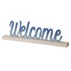 Home Accents * | Top Sellers Grace Mitchell Welcome Cutout Sign, 10