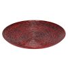 New Style * | Original Cherry Faux Wood Carved Tray, 16