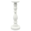 Home Accents * | Exclusive Design White Pillar Candle Holder, 12