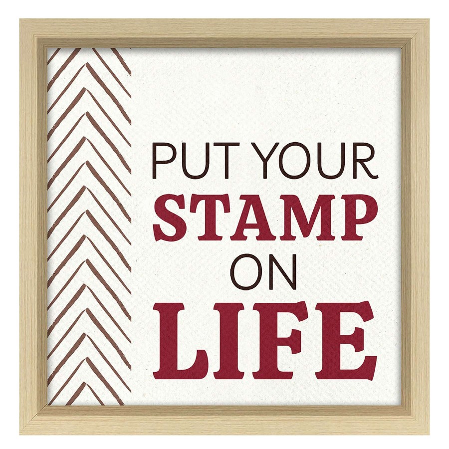 Home Accents * | Outlet Sale Tracey Boyd Stamp On Life Sign, 7