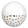 Home Accents * | Exclusive White & Gold Ceramic Sphere, 4.5