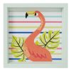 Home Accents * | Exquisite Gifts Flamingo Wall Sign, 5.5