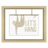 Home Accents * | Discount Sale Let'S Hang Sloth Table Sign, 8 10