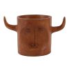 Home Accents * | Featured Tracey Boyd Orange Ceramic Ox Vase, 4