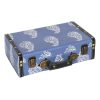 Home Accents * | Original Blue Printed Luggage Box Decor, 11 7