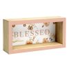 Home Accents * | Exclusive Design Grace Mitchell Blessed Wooden Block Sign, 3 6