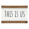 Home Accents * | Discount Sale This Is Us Metal Block Sign, 12 8