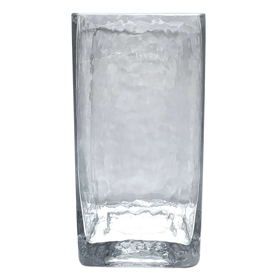 Home Accents * | Outlet Sale Clear Hurricane Glass Vase, 8