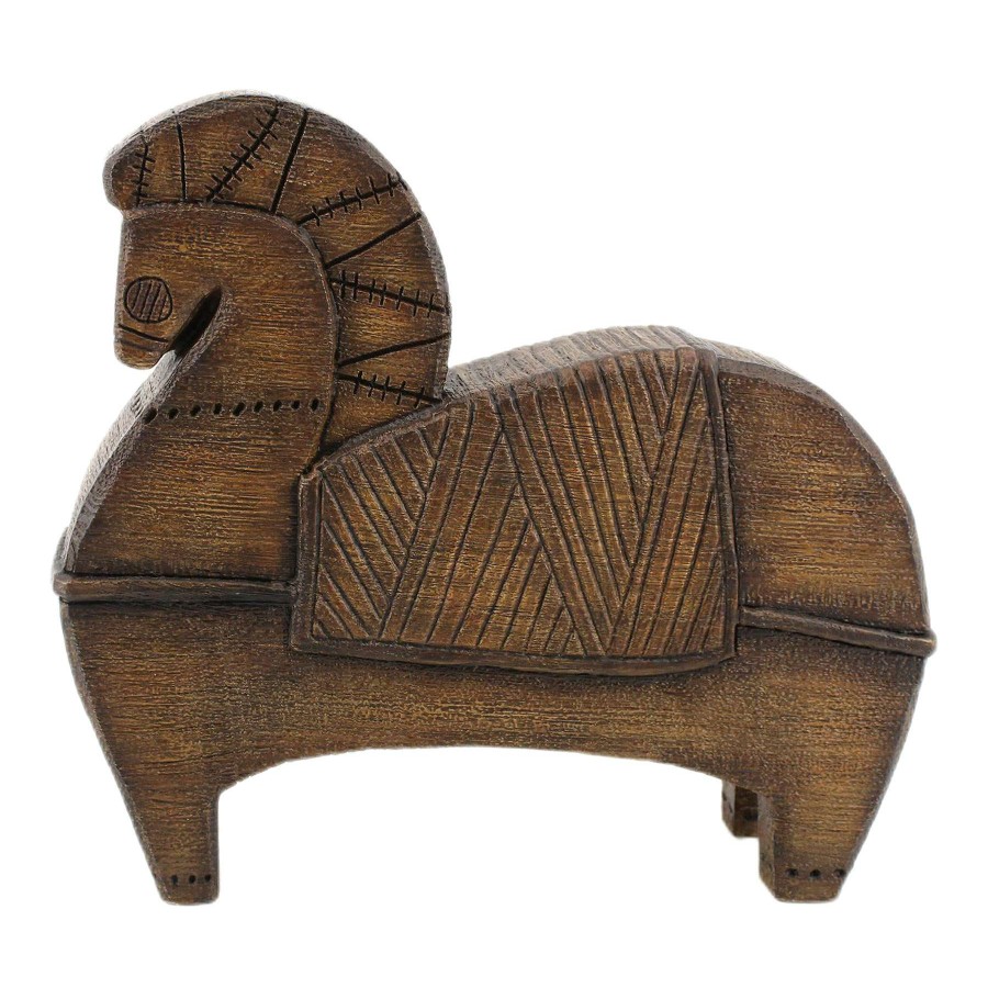 Home Accents * | Clearance Sale Tracey Boyd Long Ancient Horse Decor, 9.5