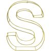 Home Accents * | Exclusive Design 8In. Metal Monogram S