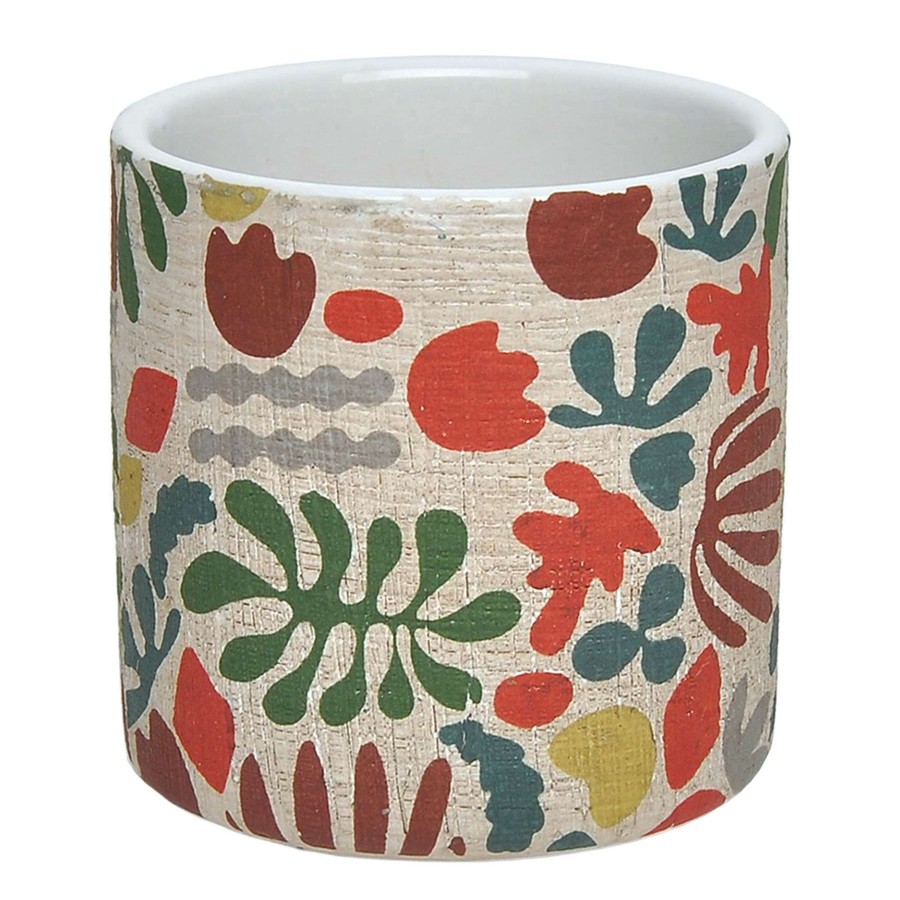 New Style * | Flash Sale Tracey Boyd Floral Ceramic Tealight Candle Holder, 4