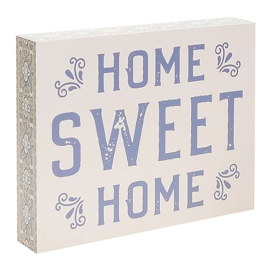 Home Accents * | Premium Home Sweet Home Block Sign, 10 8