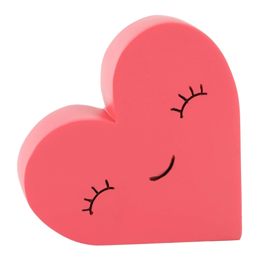 New Style * | Best Sellers Pink Heart Figurine, 5