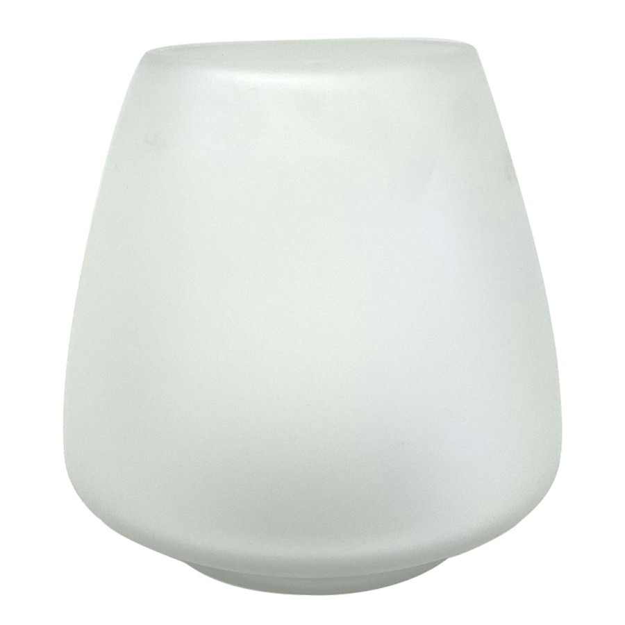 Home Accents * | Exquisite Gifts Frosted Glass Vase, 7