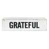 Home Accents * | Cheap Online Grateful Wooden Block Sign, 12 3