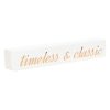 Home Accents * | Attractive Timeless & Classic Block Sign, 2 12