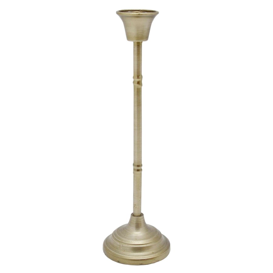 Home Accents * | Closeout Sale Grace Mitchell Gold Metal Candle Holder, 11