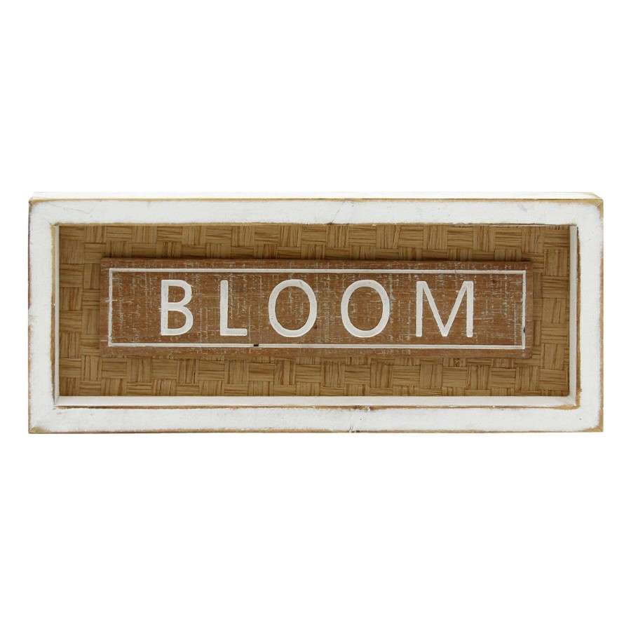 Home Accents * | Exclusive Design Tracey Boyd Bloom Wooden Sign 12