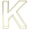 Home Accents * | Flash Sale 8In. Metal Monogram K